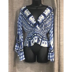 NWT Free People Rosalie Wrap Top Size X-Small